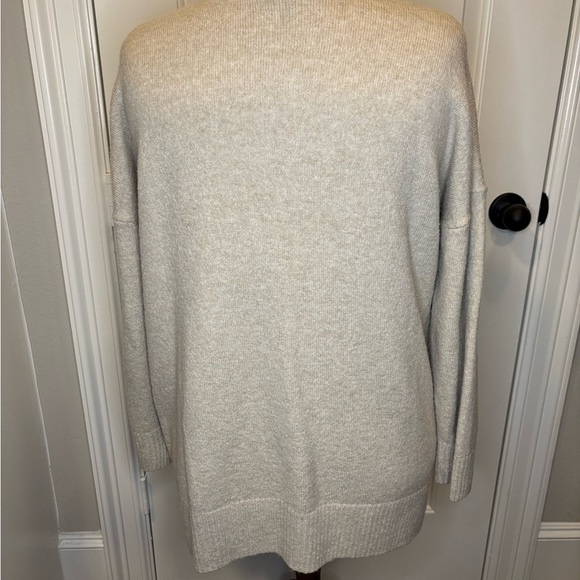 Torrid Cream Cardigan Sweater with Open Front Design - Picture 5 of 7